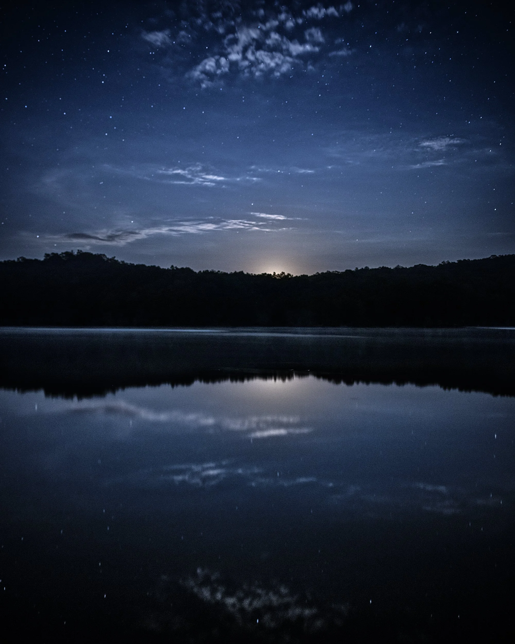 Moonrise Over Morganton Point (2020)